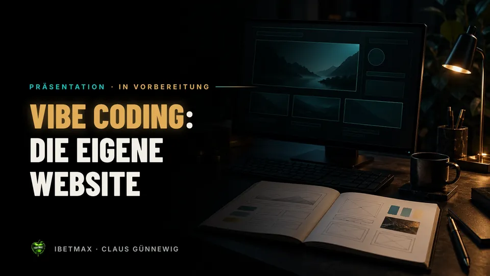 Cover: Vibe Coding: die eigene Website
